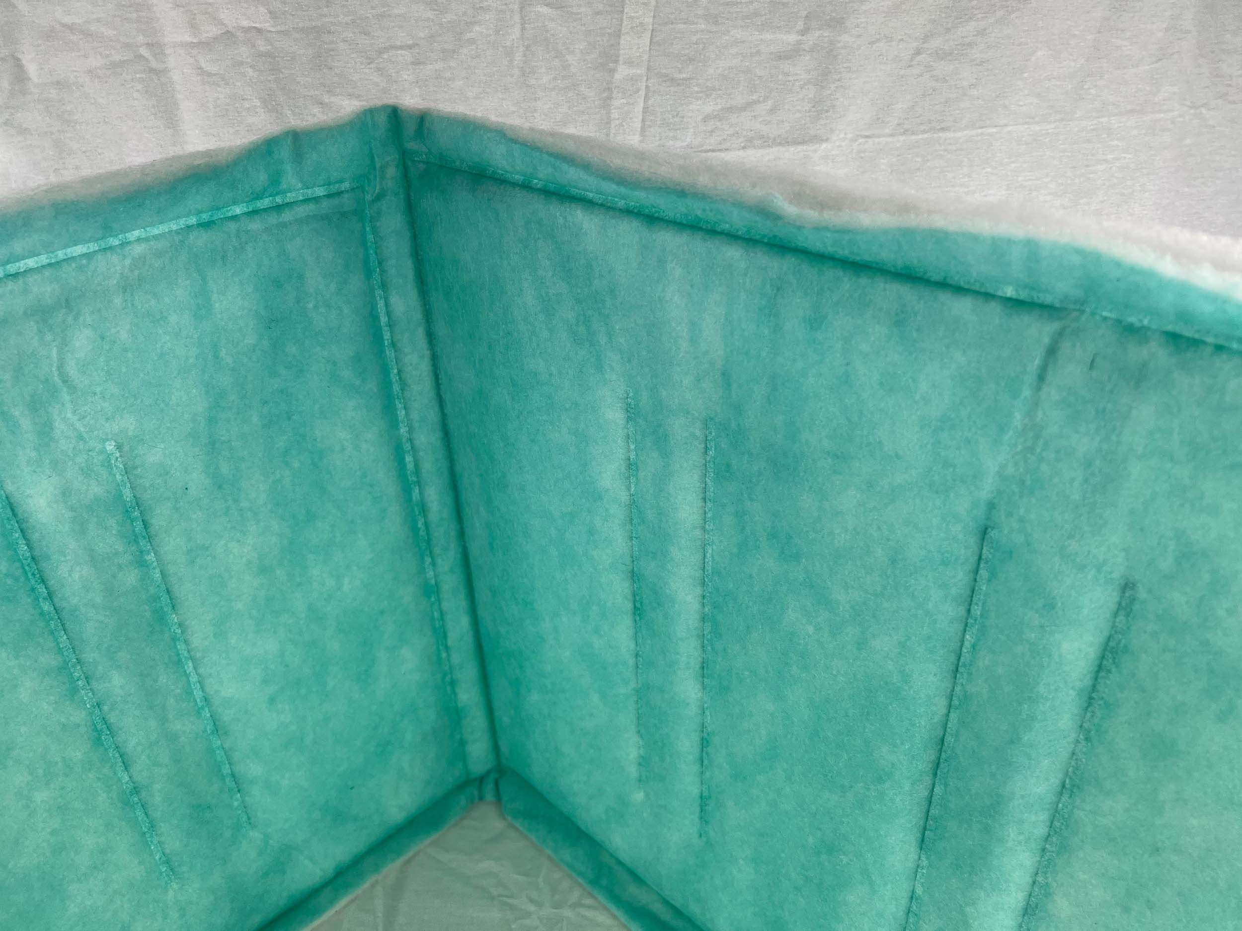 wioboy Paint Spray Booth Intake Filter Tacky Pad 20" x 48" (10 Pack) Series 55 (MERV 7)