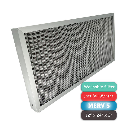 2" Washable Electrostatic Furnace Air Filter (MERV 5)