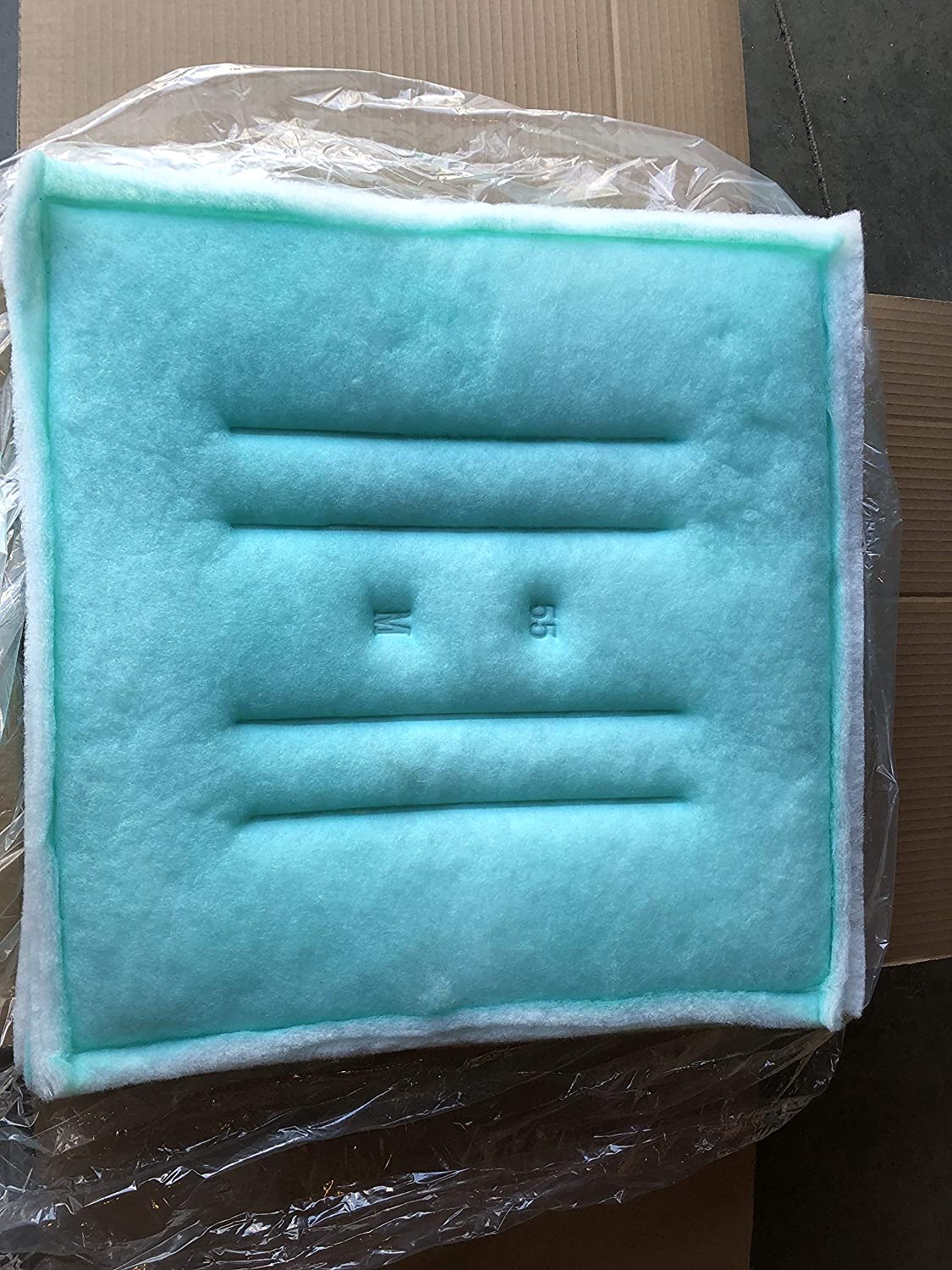 wioboy Paint Spray Booth Intake Filter Pad Dry Tack Panel 20" x 48" (10 Pack) Series 45