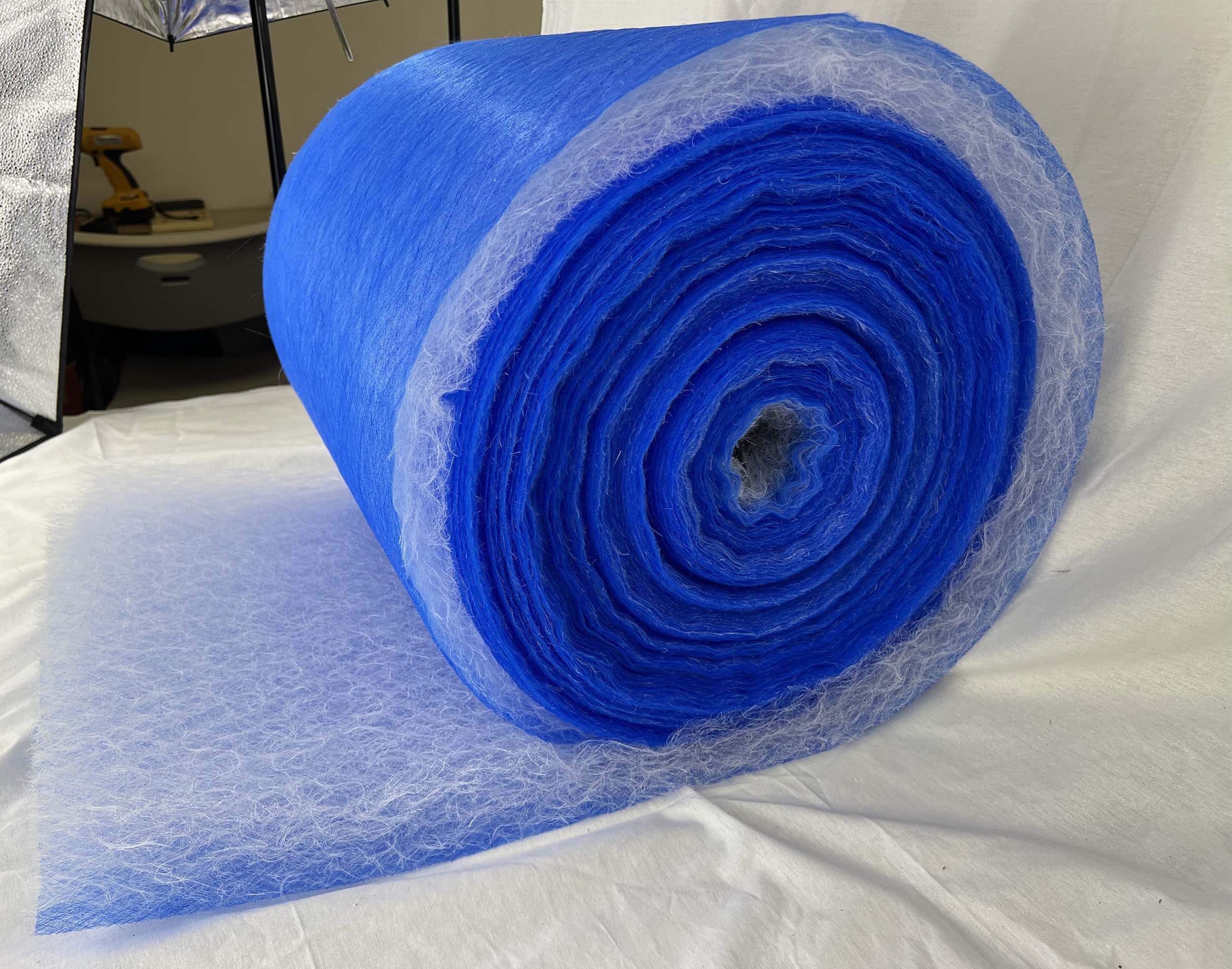 wioboy Paint Spray Booth Exhaust Filter Roll (US Manufacturer), 300' Medium Duty Fiberglass Paint Arrestor (18 Gram)