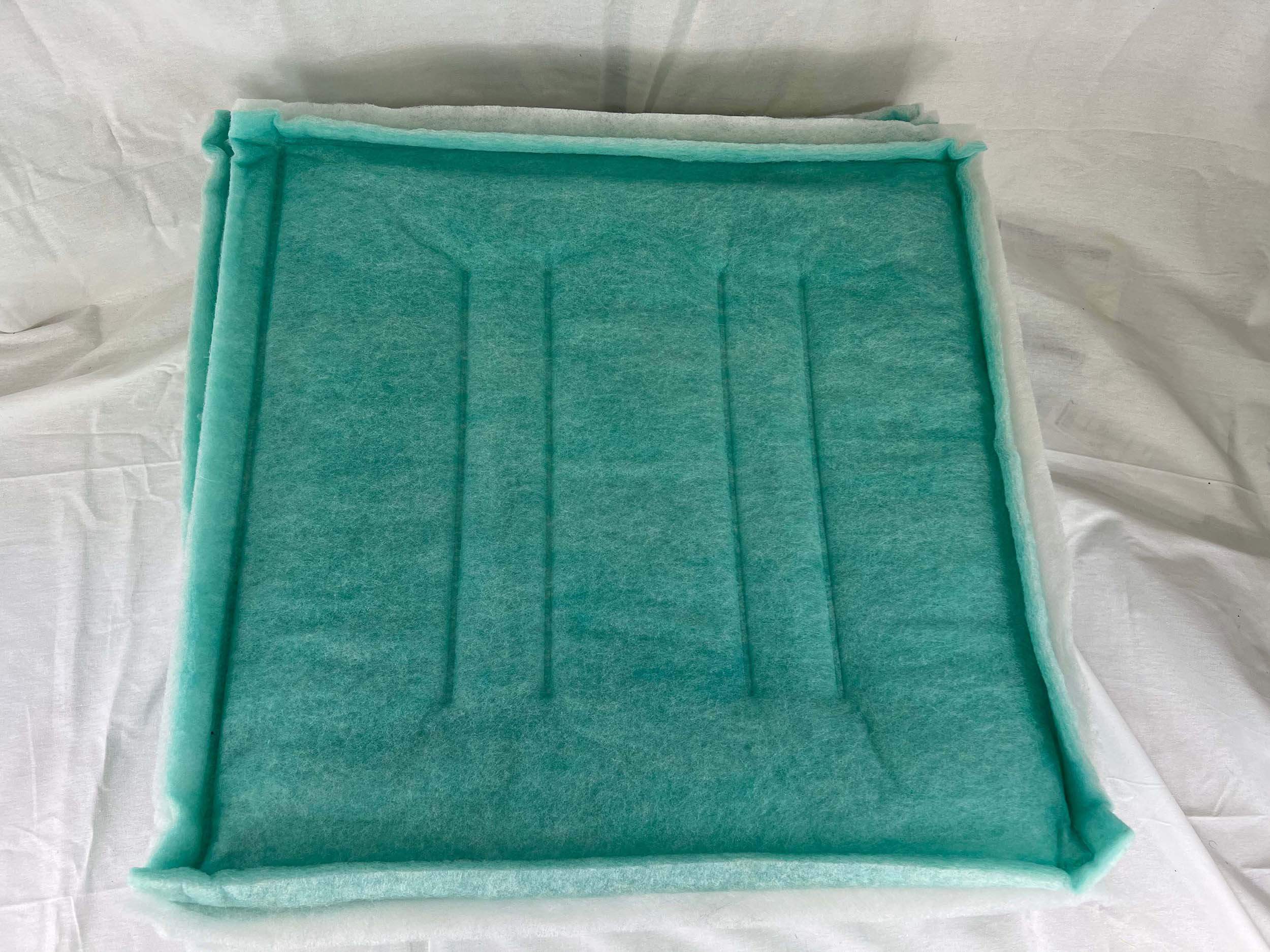 wioboy Paint Spray Booth Intake Filter Tacky Pad 20" x 20" (24 Pack) Series 55 (MERV 7)