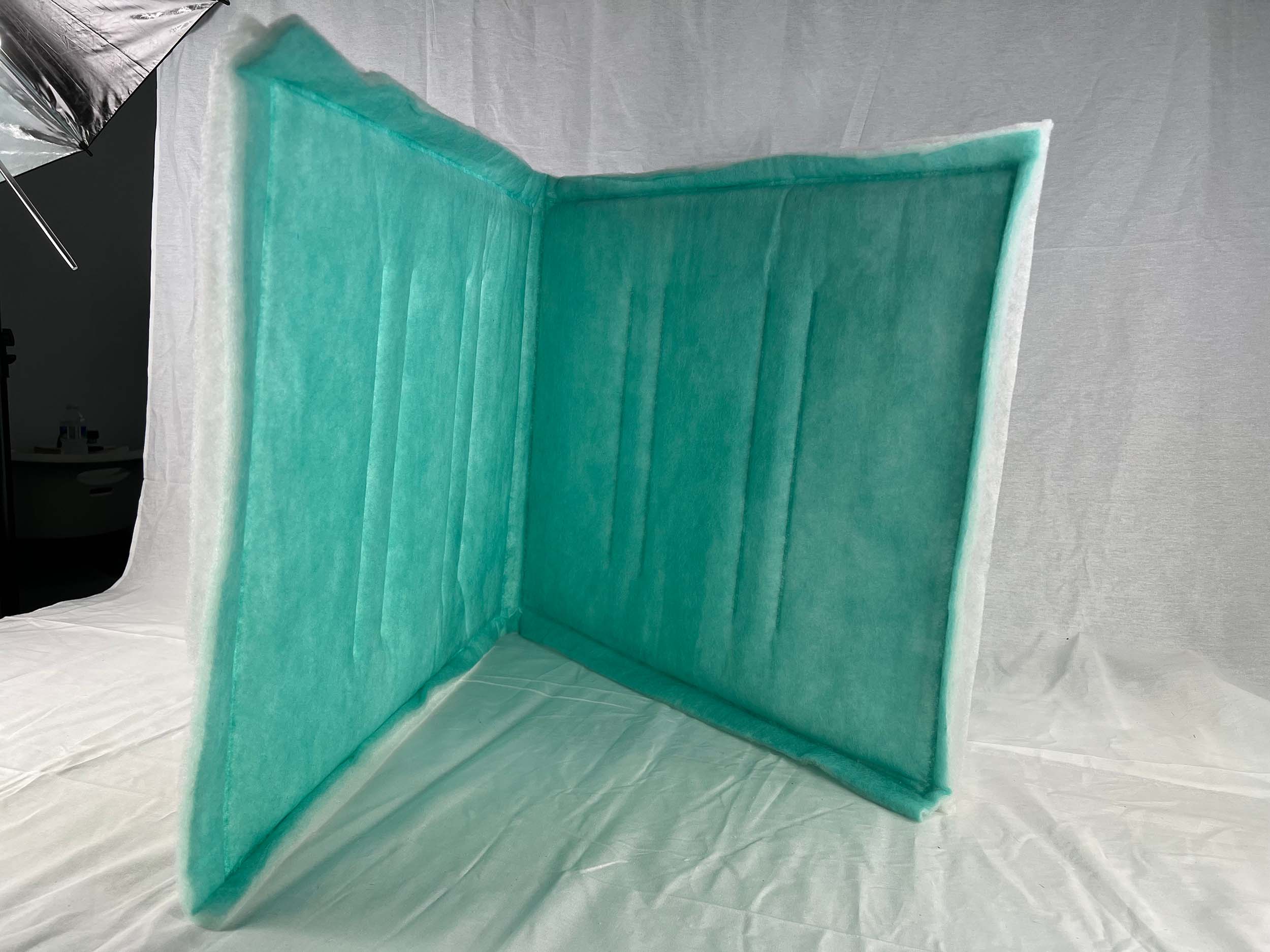 wioboy Paint Spray Booth Intake Filter Tacky Pad 20" x 48" (10 Pack) Series 55 (MERV 7)