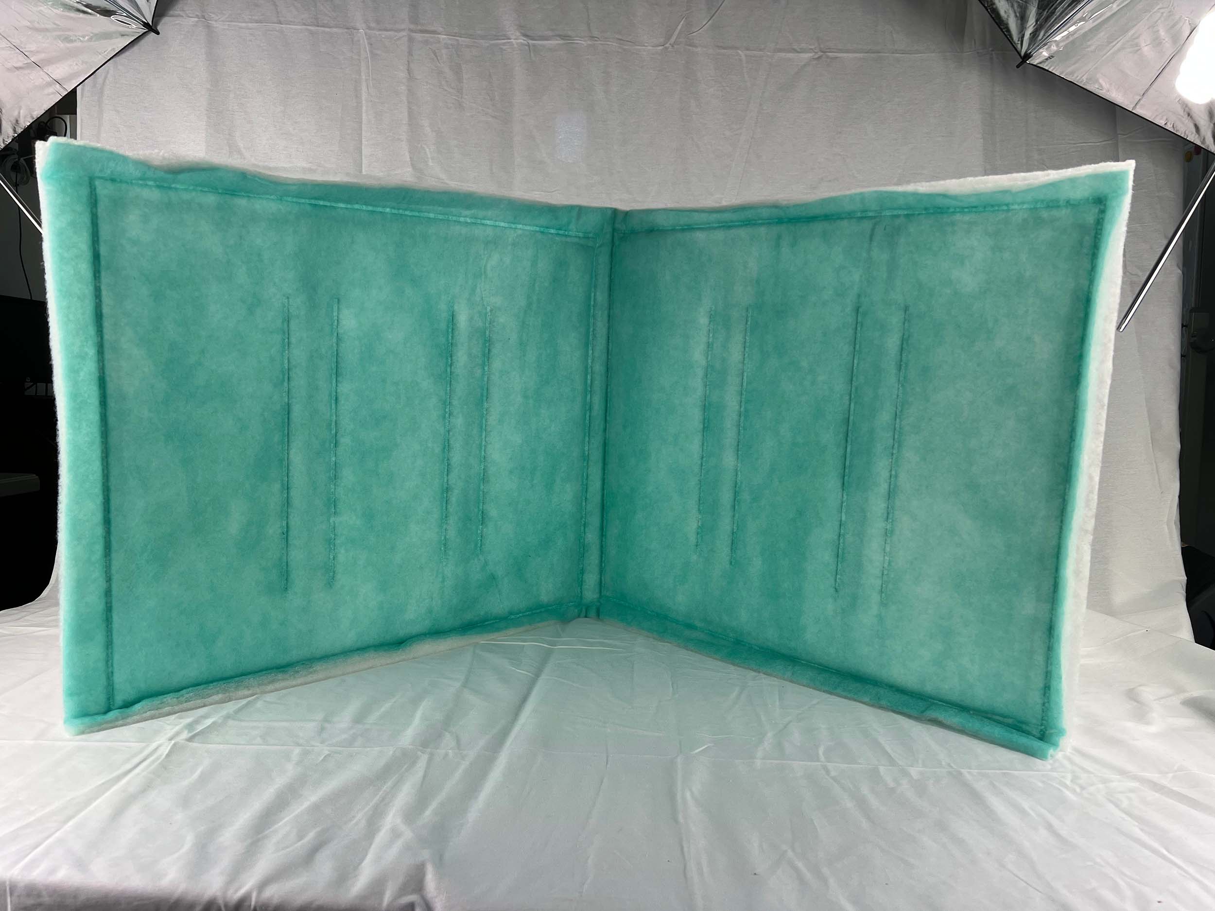 wioboy Paint Spray Booth Intake Filter Tacky Pad 20" x 50" (10 Pack) Series 55 (MERV 7)