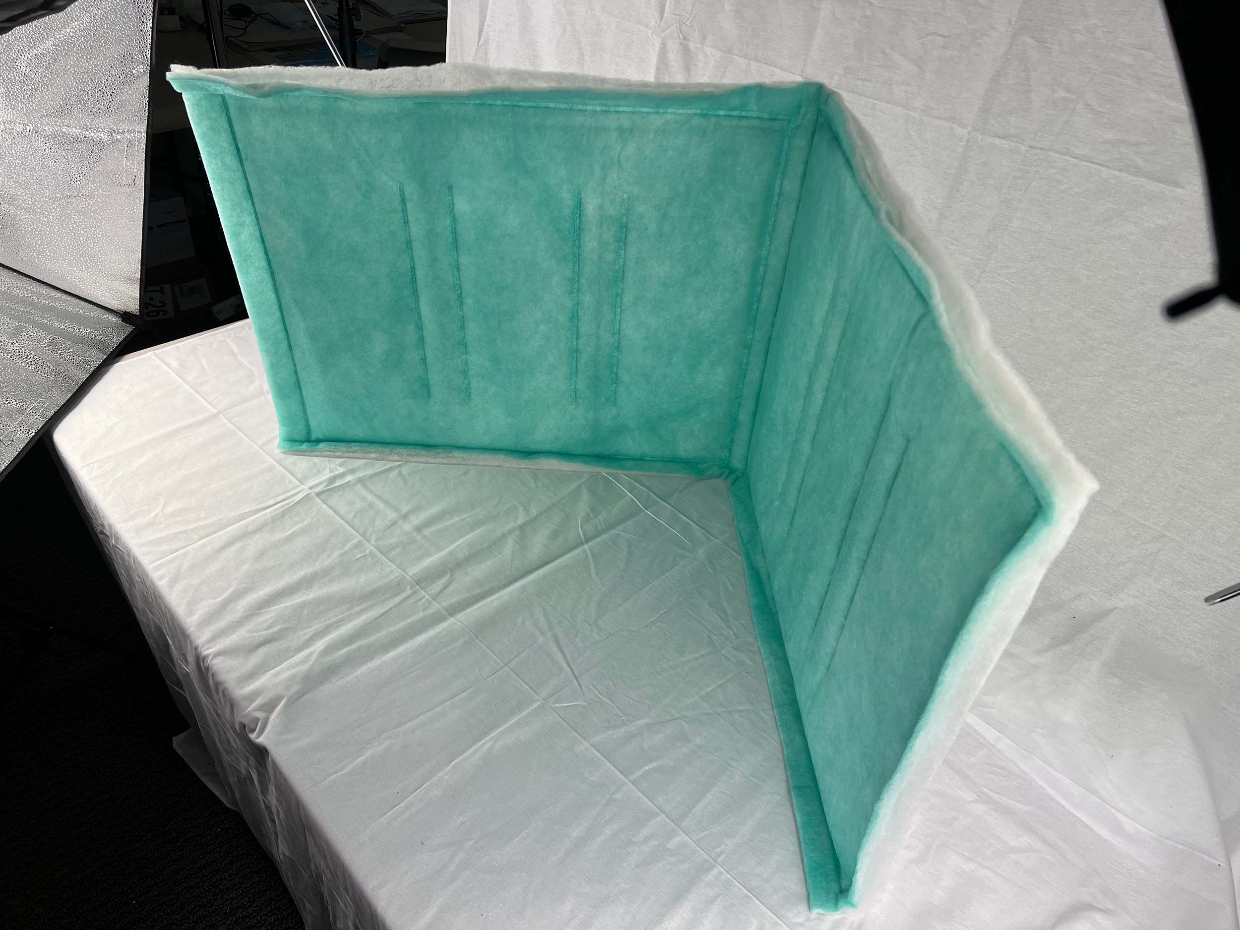 wioboy Paint Spray Booth Intake Filter Tacky Pad 20" x 50" (10 Pack) Series 55 (MERV 7)