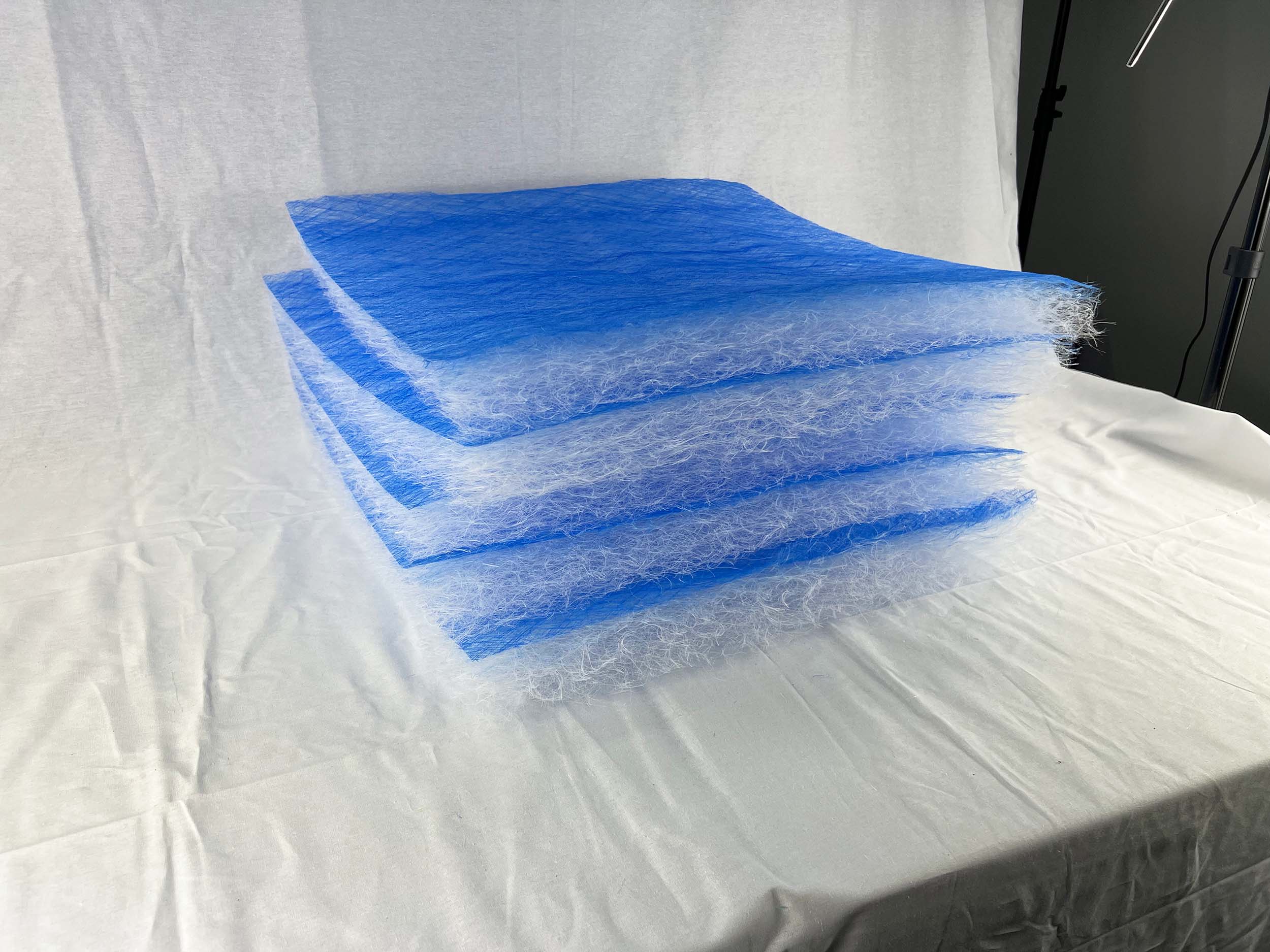 wioboy Paint Spray Booth Exhaust Filter Pad, 20" x 25" x 2.5" Fiberglass Paint Arrestor (18 Gram)