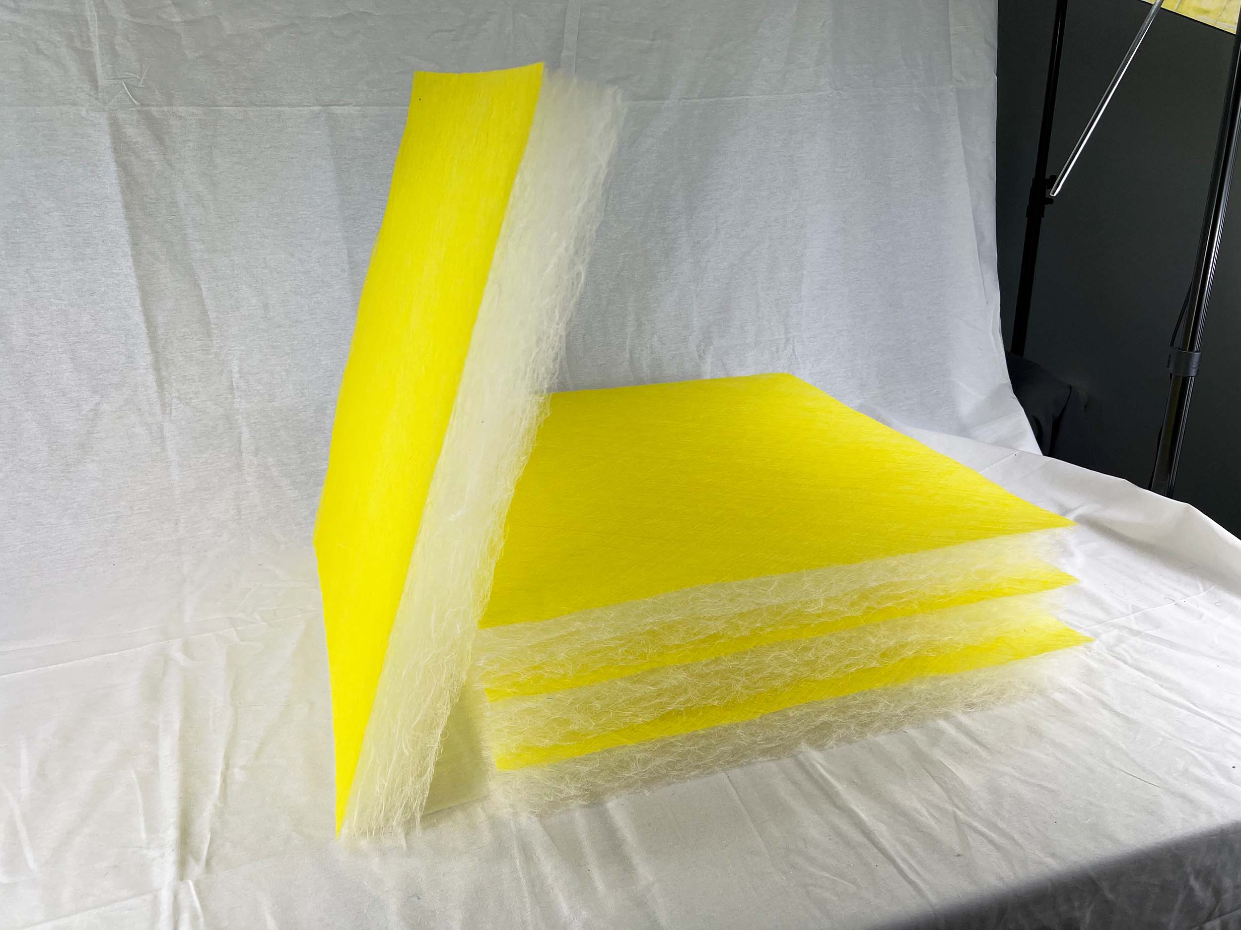 wioboy Paint Spray Booth Exhaust Filter Pad (US Manufacturer), 24" x 24" x 2.5" Heavy Duty Fiberglass Paint Arrestor (22 Gram)