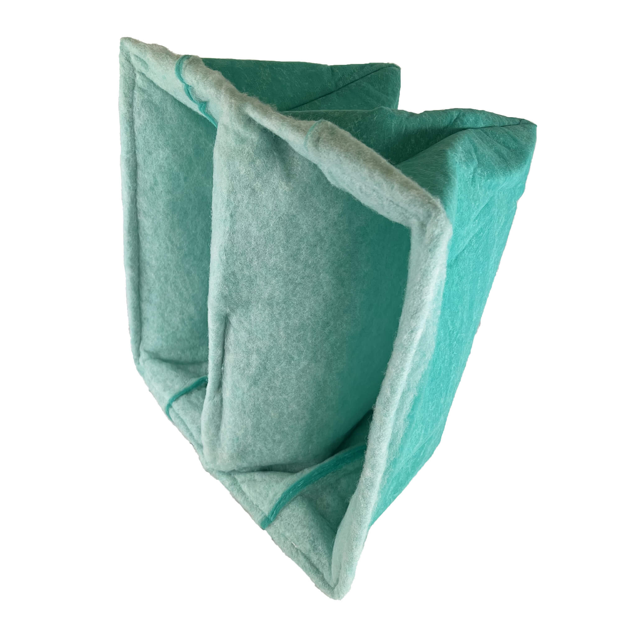 wioboy High-capacity Paint Booth Exhaust Filter Bag, 2 Pocket, 24" x 24" x 15" (10/case)